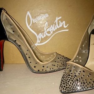 Christian Louboutin Follies Strass sz 38.5